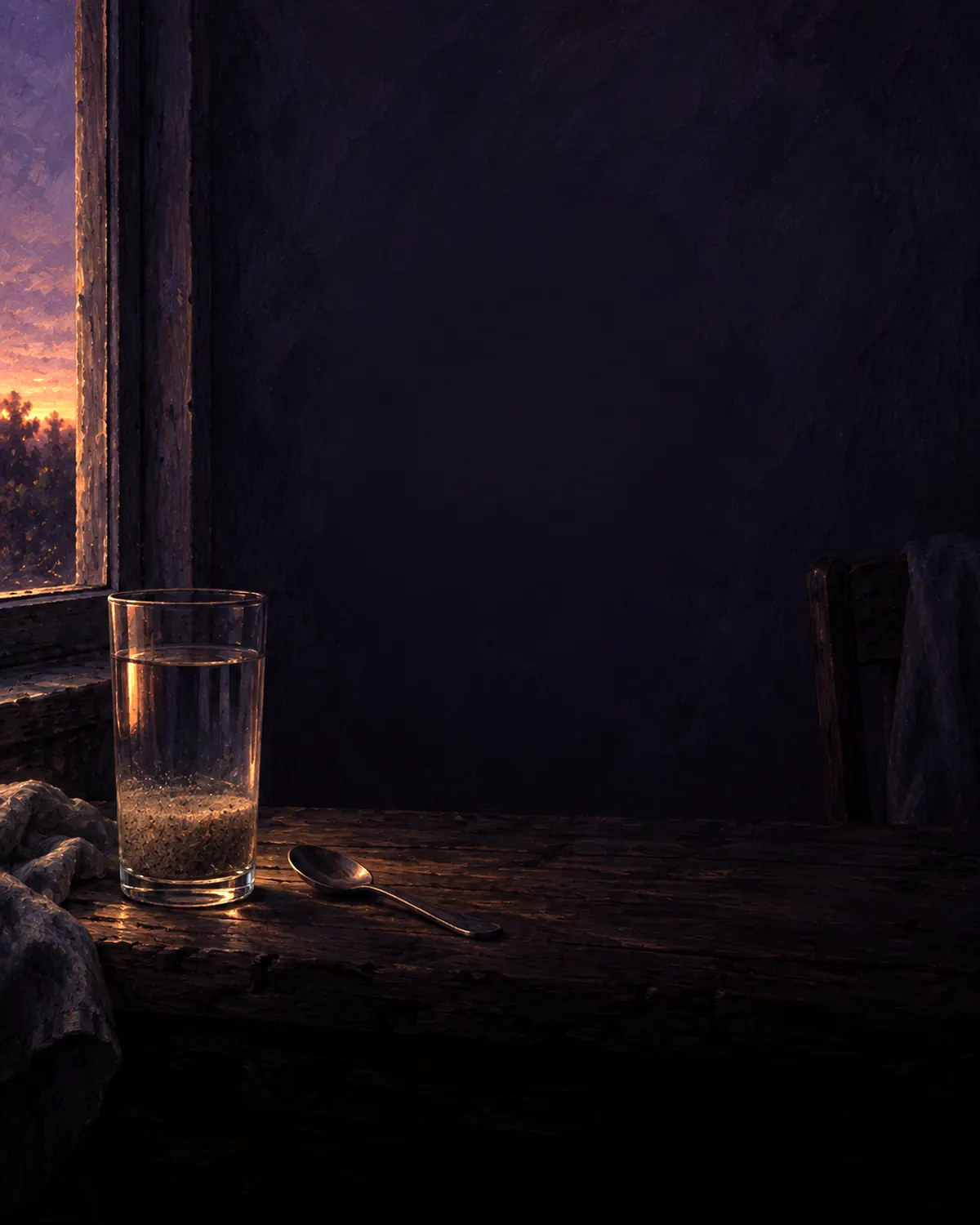 Laisser reposer, le soir